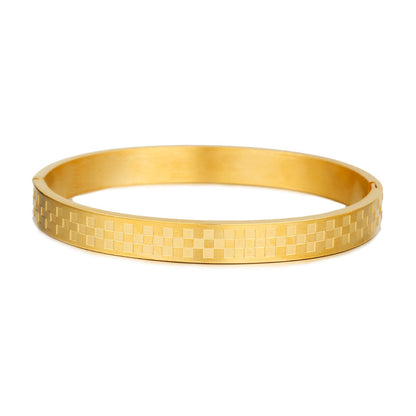 Men's Titanium Steel Personalized Open Fashion Stainless Bracelets