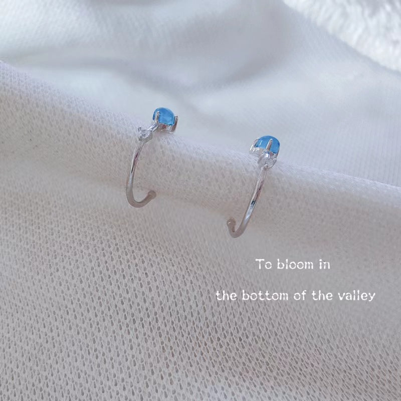 Women's Needle Shaped Simple Petite Temperamental Cold Earrings