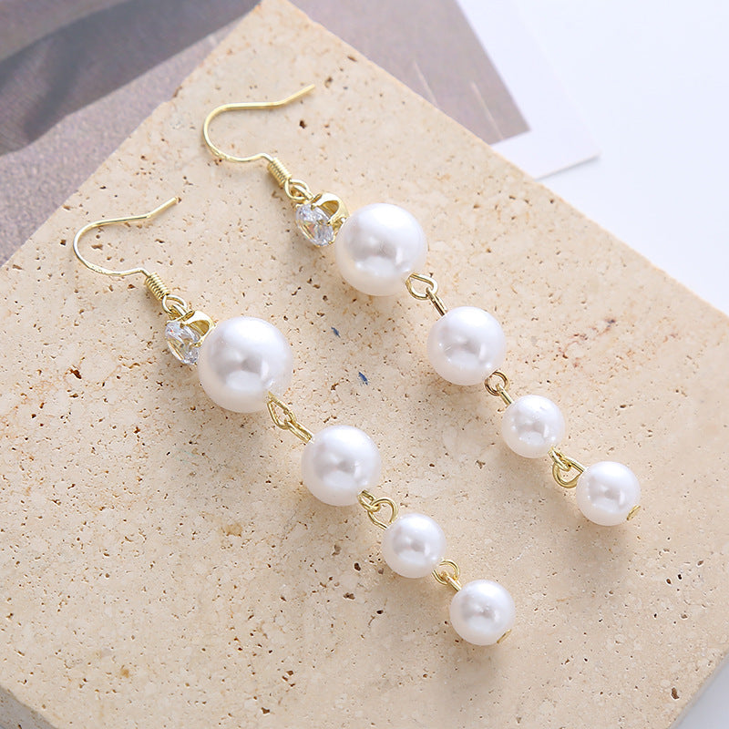 Commute Leisure Style Large And Small Earrings