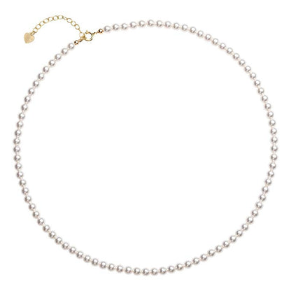 Sier Lock Pearl Female Minority Clavicle Necklaces