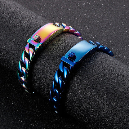 Men's Korean Style Simple Titanium Steel Fashion Bracelets