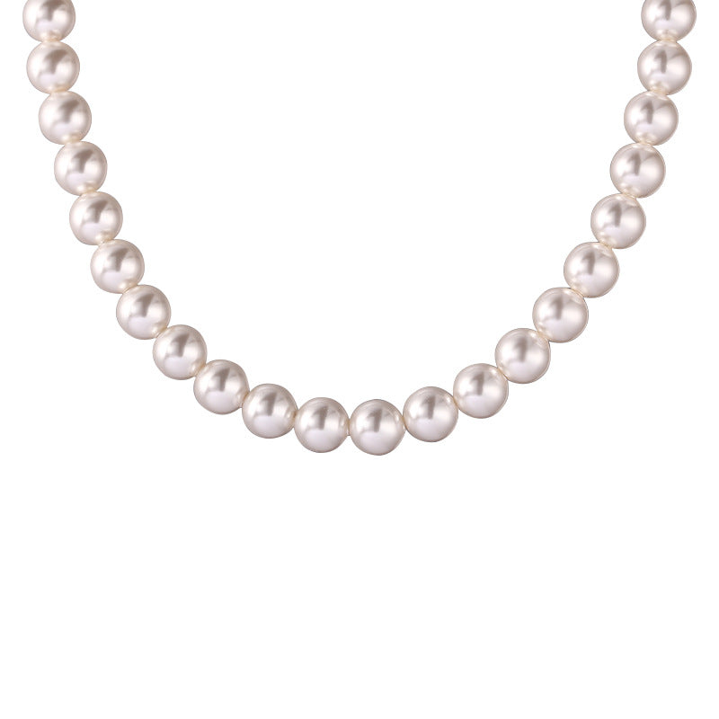 Sier Pearl Simple Gentle Sweet Fresh Necklaces