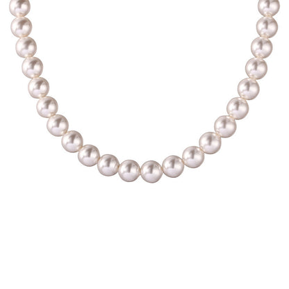 Sier Pearl Simple Gentle Sweet Fresh Necklaces