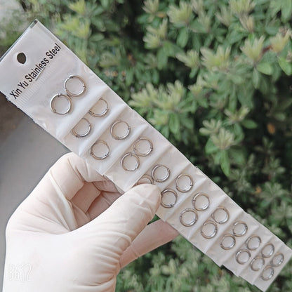 Thick Titanium Steel Hipster Accessories Versatile Earrings