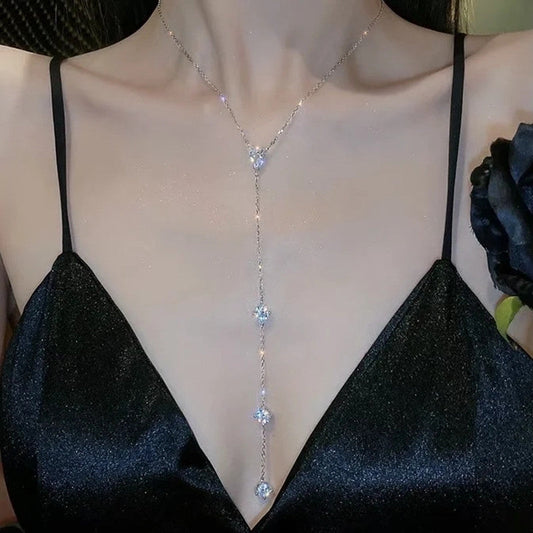 Women's Tassel Light Luxury Minority Fashionable Design Clavicle Necklaces