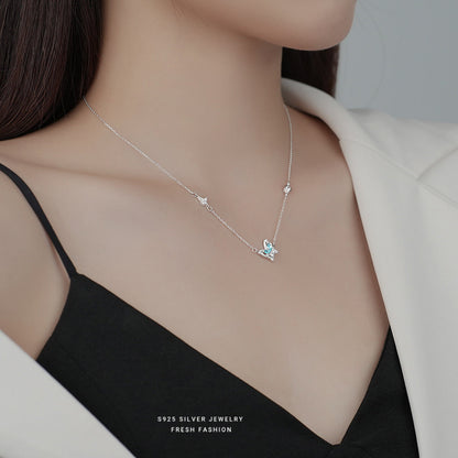Women's Butterfly For Light Luxury Versatile Style Temperamental Minority Necklaces