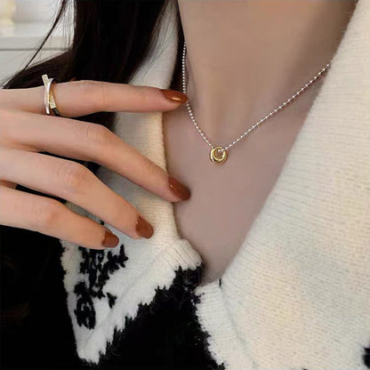 Women's Metal Pendant For Retro Personality And Minimalism Necklaces