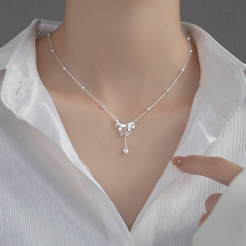 Women's Butterfly Fashionable Clavicle Chain French Style Necklaces