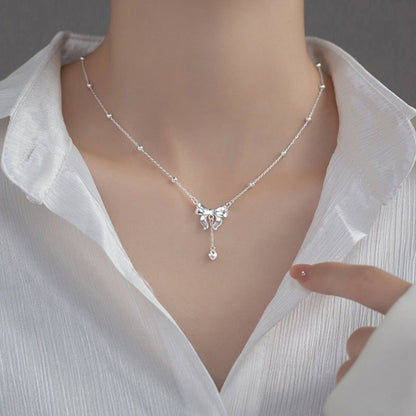 Women's Butterfly Fashionable Clavicle Chain French Style Necklaces