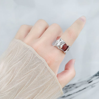 Agate Stone Design High-grade Simple Personality Rings