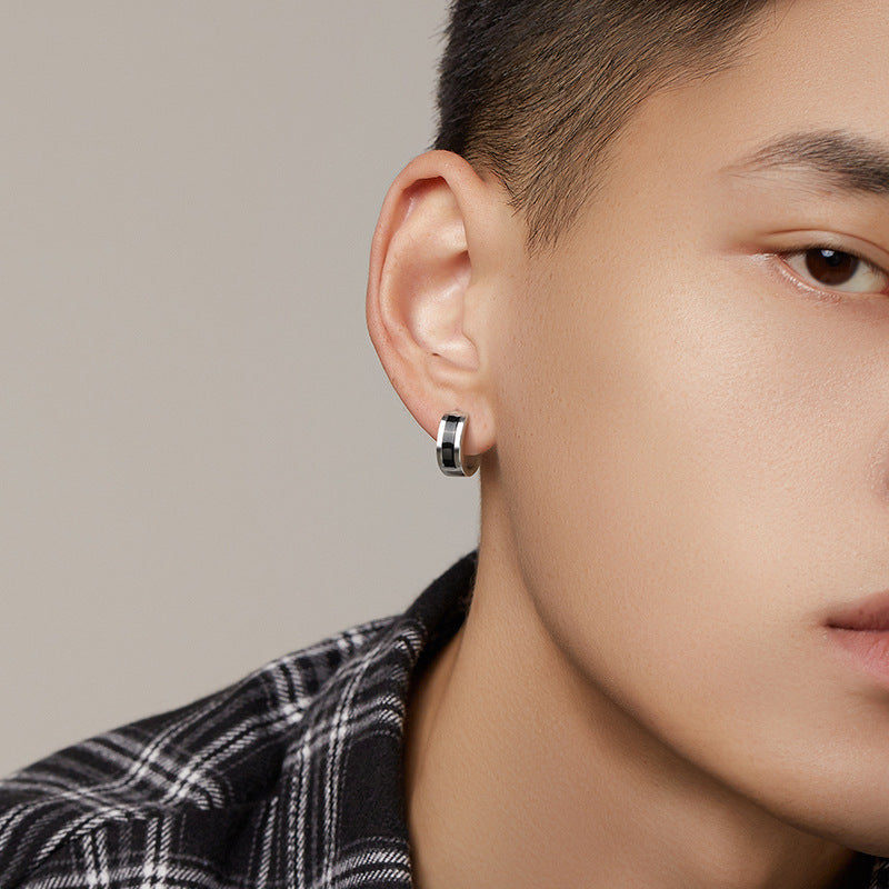 Men's Trendy Niche Unique Ear Hip Hop Earrings