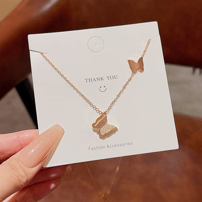 Butterfly Light Luxury Clavicle Chain Dignified Necklaces