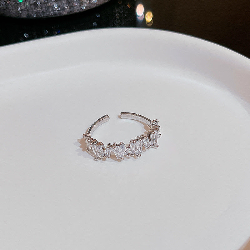 Wind Irregular Female Niche Design Simple Rings