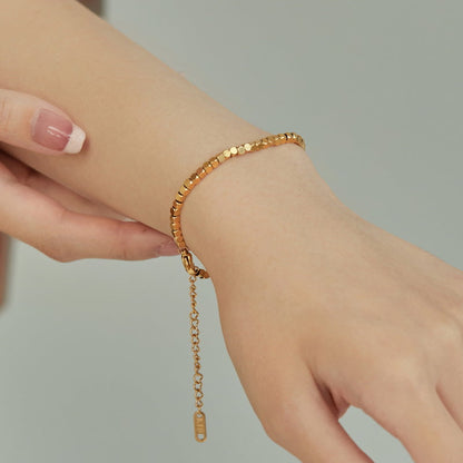Gold Plated Small Pieces Of Sier Bracelets