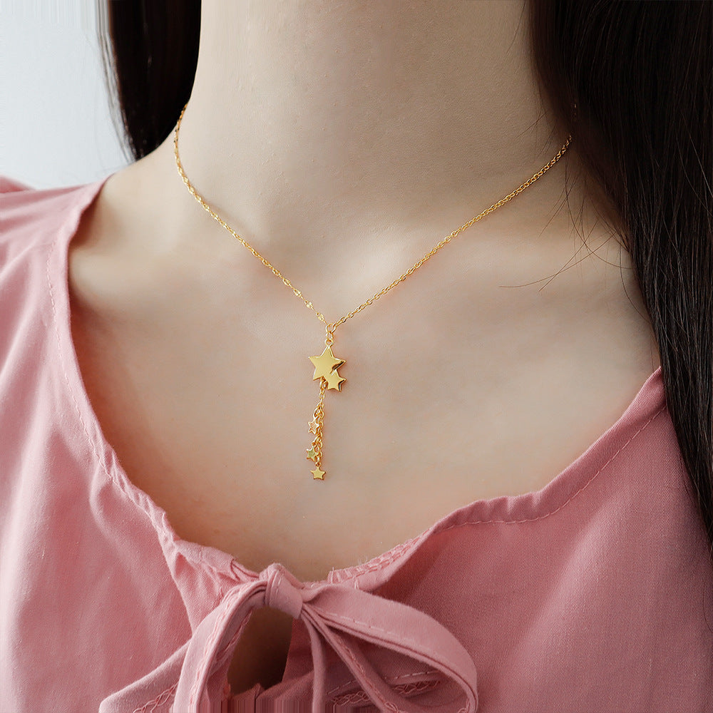 Tassel Exquisite Lazy Cold Wind Pendant Necklaces