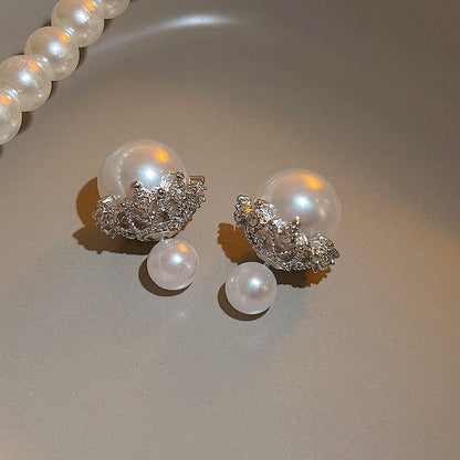 Women's French Retro One Style For Pearl Earrings