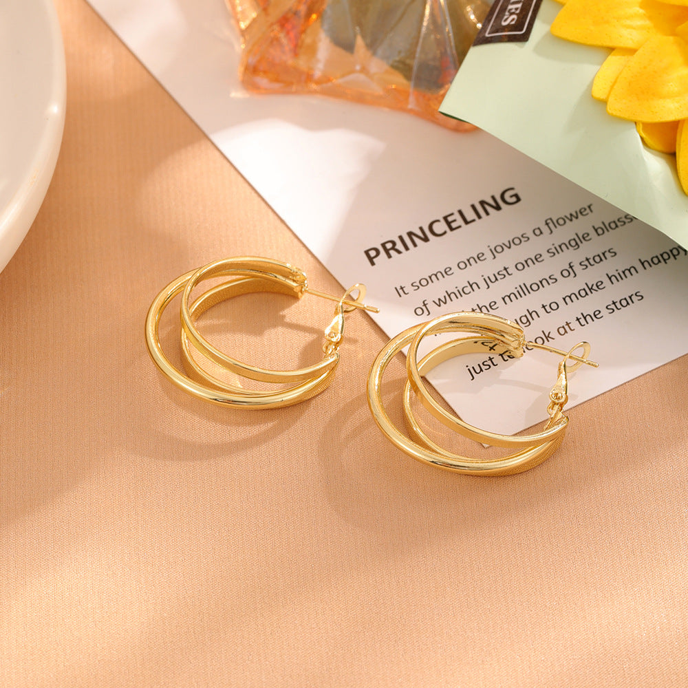 Women's Elegant Pearl High Sense Love Heart Earrings