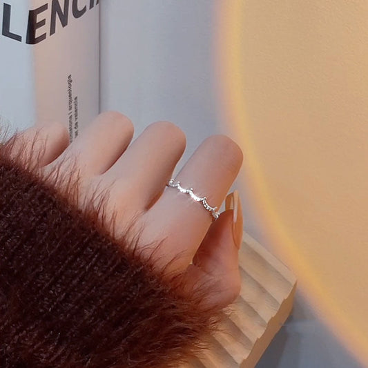 Women's Crown Fashionable High-grade Cold Style Open Rings