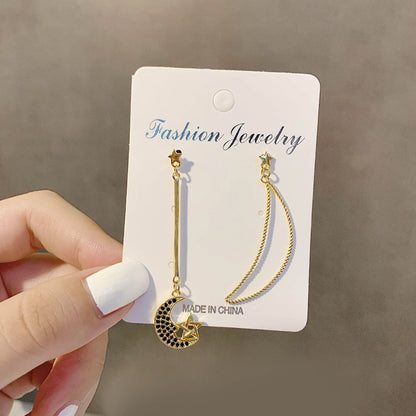 Female Simple Graceful Metal Quality Street Earrings