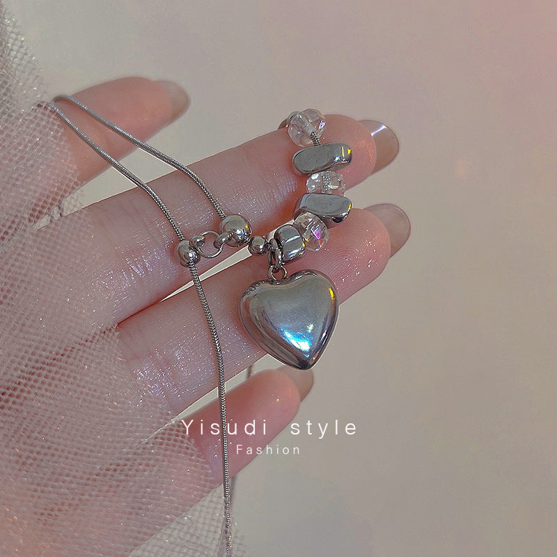 Women's Love Beaded For Sweet Cool Long Tassel Sweater Necklaces