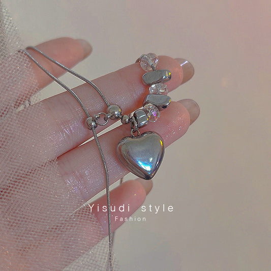 Women's Love Beaded For Sweet Cool Long Tassel Sweater Necklaces