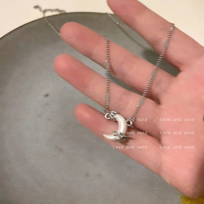 Wind Moon Star Pendant Clavicle Chain Necklaces