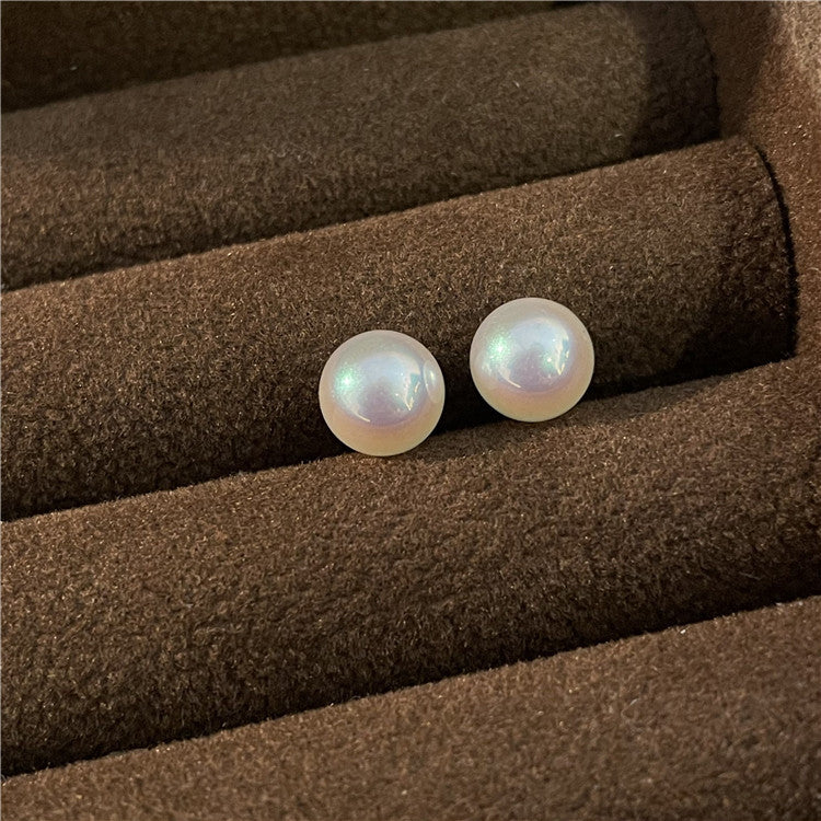 Dazzling Pearl Mosquito Coil Ear Clip Earrings