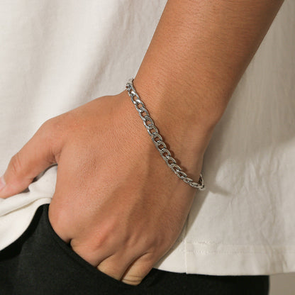 Women's & Men's & Stainless Steel Simple Trendy Titanium No Fading For Necklaces