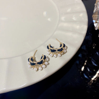 Women's Pearl Retro Affordable Luxury High-grade Temperament Earrings