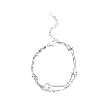 Innovative Fashion Adjustable Twin Rhinestone Girlfriends Bracelets