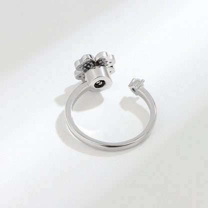 Clover Female Fashion Trendy Korean Style Rings