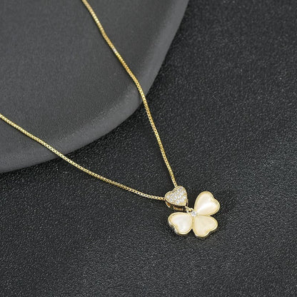 Women's Micro Inlaid Zircon Temperament Clavicle Chain Necklaces