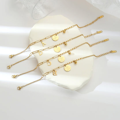 Letter Titanium Steel Female Style Personality Bracelets