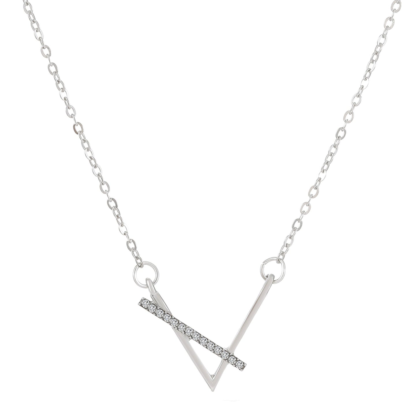 V-shaped Female Pendant Retro Fashion Elegance Necklaces