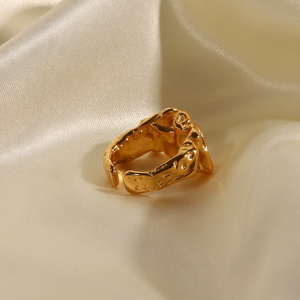 Tide Personalized Cold Style Index Finger Simple High-grade Rings