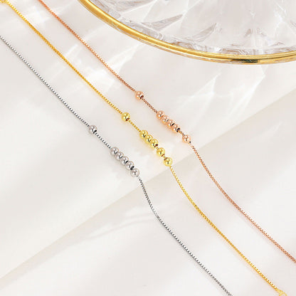 Beanie Sliver Beads Korean Minimalist Personality Female Bracelets