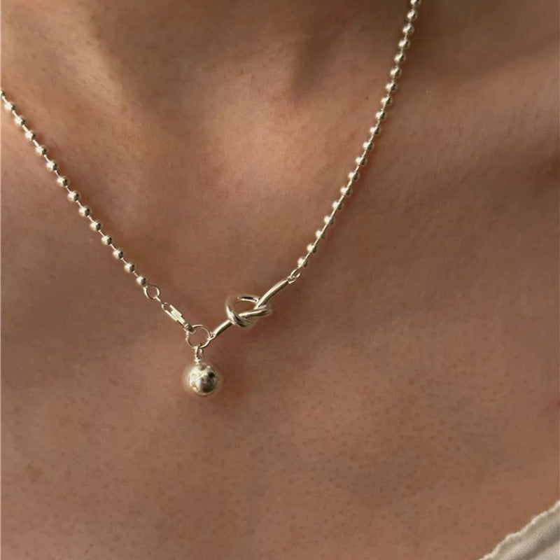 Women's Knotted Small Balls Minimalist Fashion Exquisite And Versatile Necklaces
