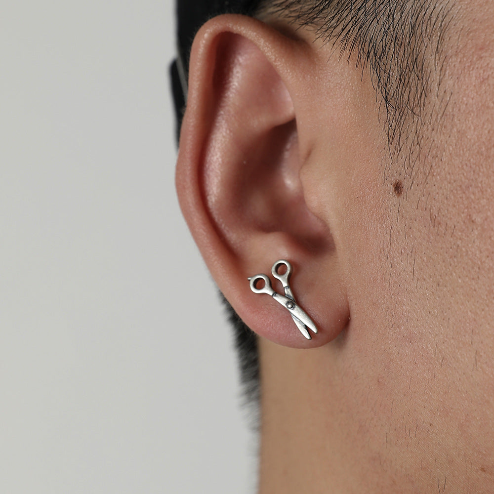 Men's Ear Punk Eardrop Retro Clip Design Earrings