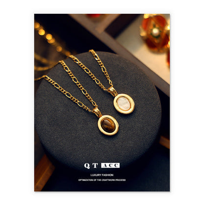 Retention Brass Gold Plated Niche Accessories Fashion Style Necklaces