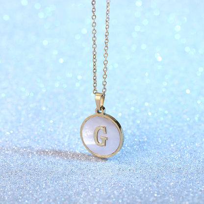 Stainless Steel Female Pendant Ornament Small Necklaces