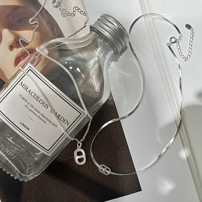 Female Minority Fashion Personality Thin Double Layer Necklaces