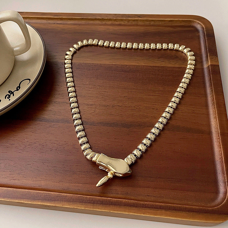 Sister-in-law Niche Gold Snake Female Clavicle Necklaces