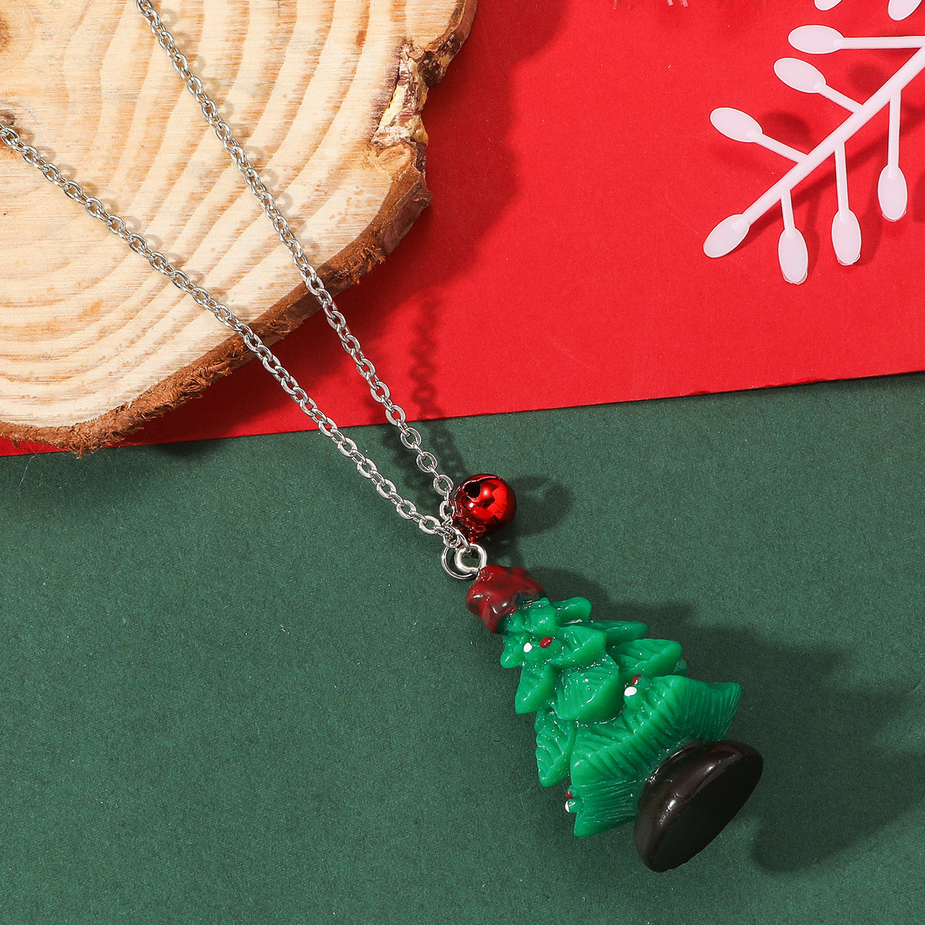 Christmas Cartoon Sweet Cute Childlike Santa Necklaces