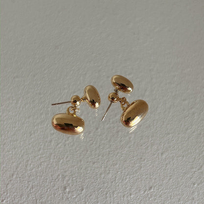 Metal Female Simple Personalized Graceful And Earrings