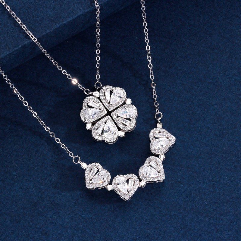 Women's More Love Deformation Design Temperament Fashion Necklaces