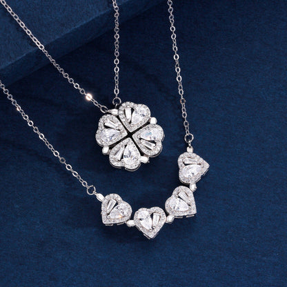 Women's More Love Deformation Design Temperament Fashion Necklaces