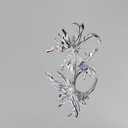 Pink Diamond Liquid Butterfly Female Hot Rings