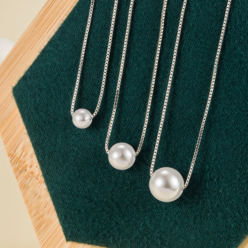 Pendant Sier Plated Keel Chain Ornament Stylish Necklaces