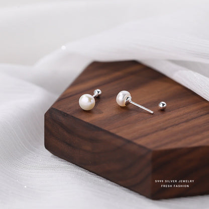 Women's Pearl Ear Minimalist Light Luxury Design Earrings