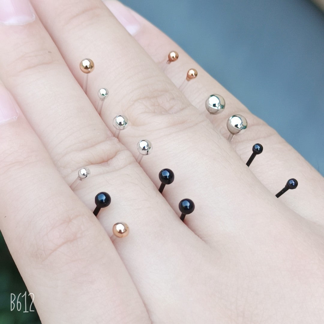 Women's Summer Ear Plastic Auricular Needle Mini Earrings